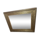 Miroir étain vintage cadre doré