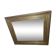 Miroir étain vintage cadre doré