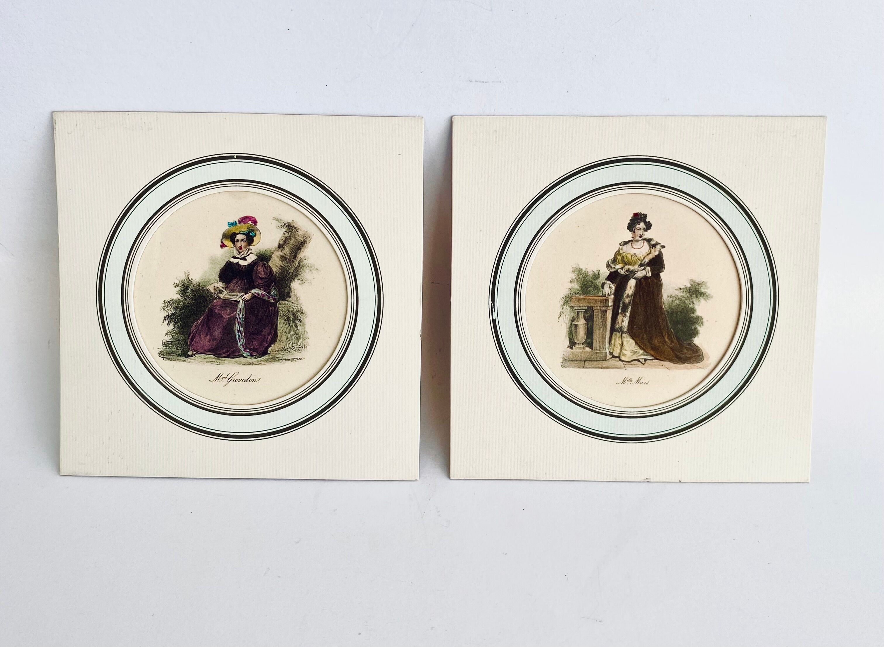 Duo engravings and mats