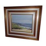Oil painting la Côte sauvage (Vendée) Gérard Barthélemy