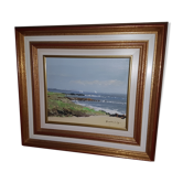 Oil painting la Côte sauvage (Vendée) Gérard Barthélemy