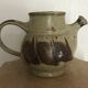 Pichet, porcelain stoneware pitcher, artistic decor, blanot pottery, signed and numbered