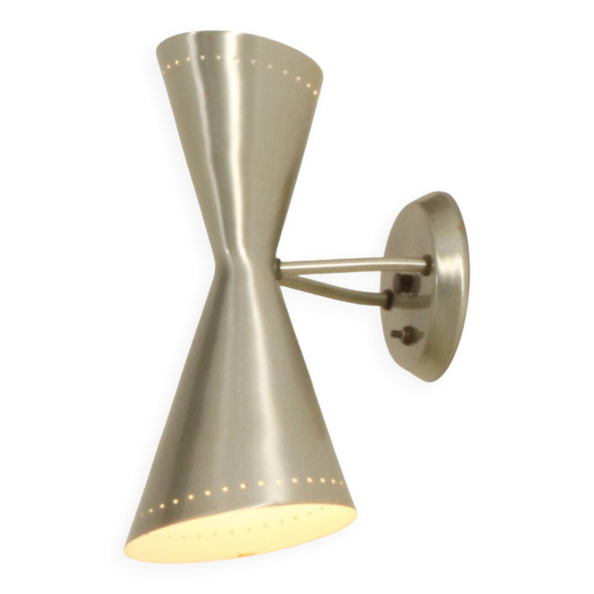 Large diabolo wall light by Litecraft, California, United States, 1950s.