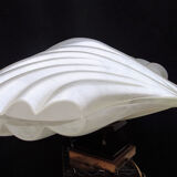 Liane Rougier lamp shell Benetier design 1970 in methacrylate