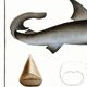 Poster about the great white shark, based on an old engraving from 1746.