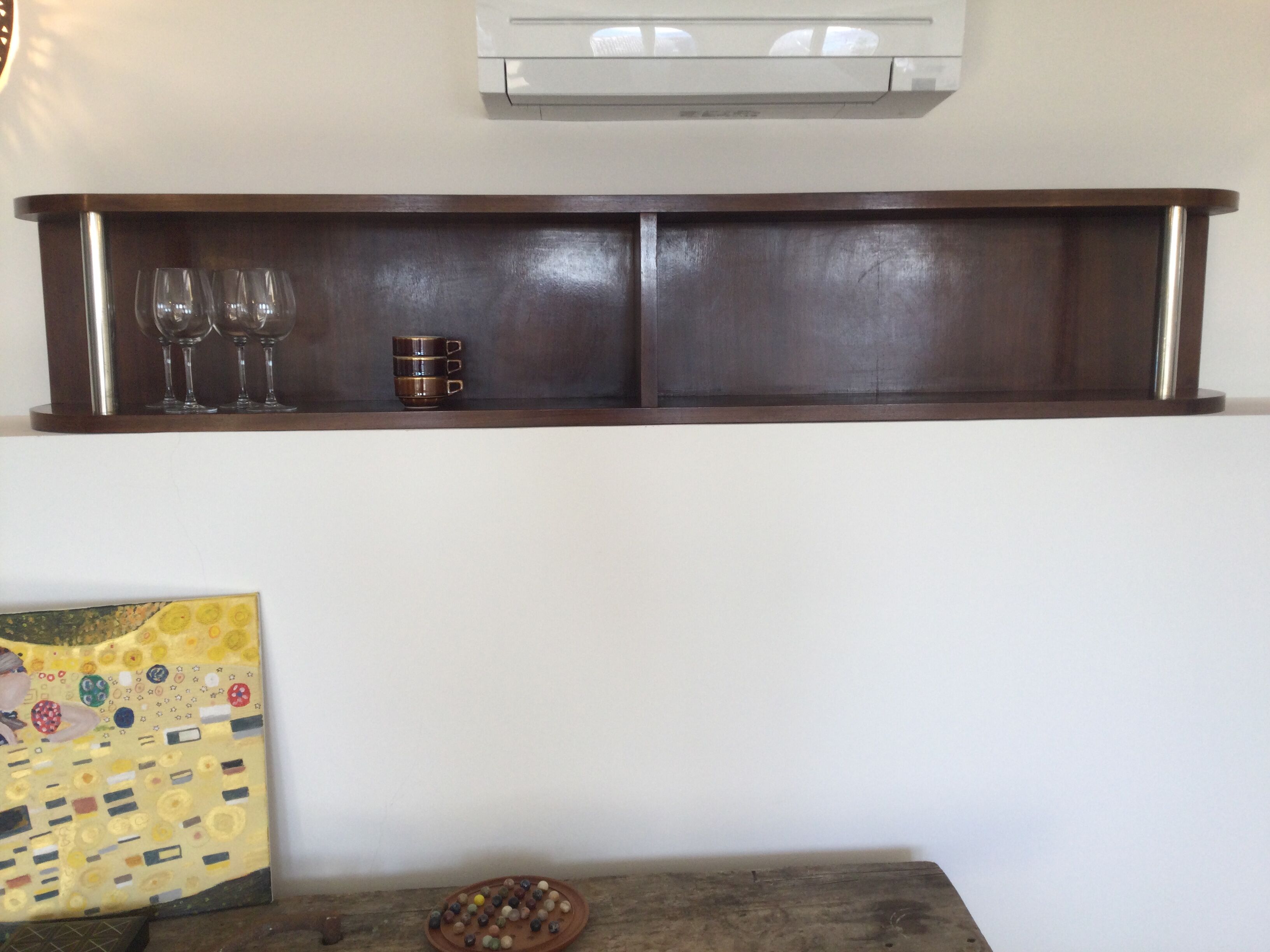 Art Deco wall shelf