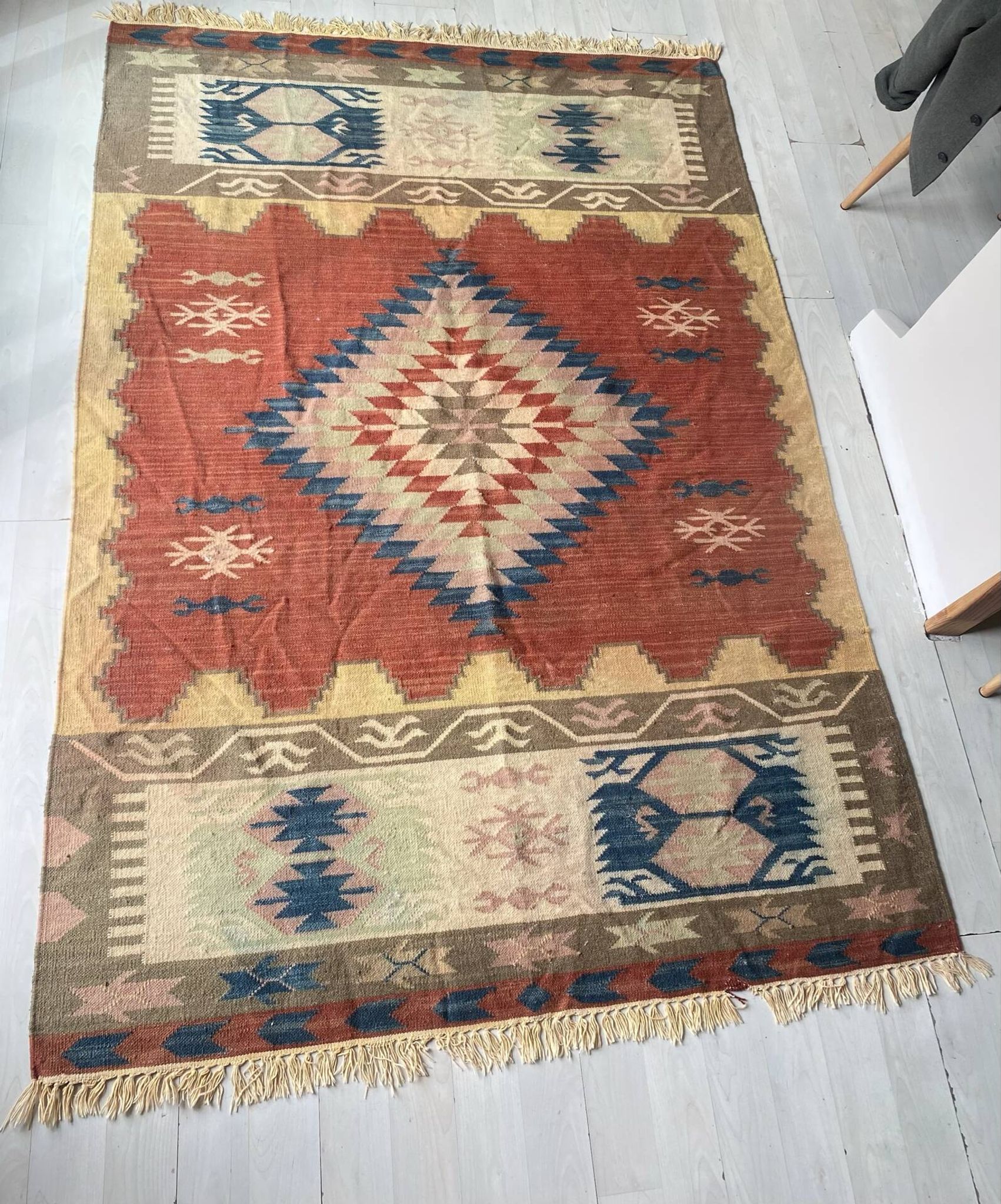 Turkish Kilim rug from Anatolia