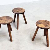 Set of three French stools