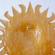 Orange and yellow ceramic wall sun, 70s