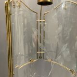 Italian glass brass pendant ceiling lamp