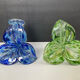 Pair of Murano glass paste candle holders
