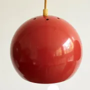Set of Three Vintage Pendant Lights, Denmark 1970s