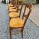 6 mulched chairs