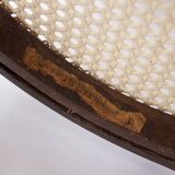 Vintage desk chair bentwood Viennese braid Fischel Austria