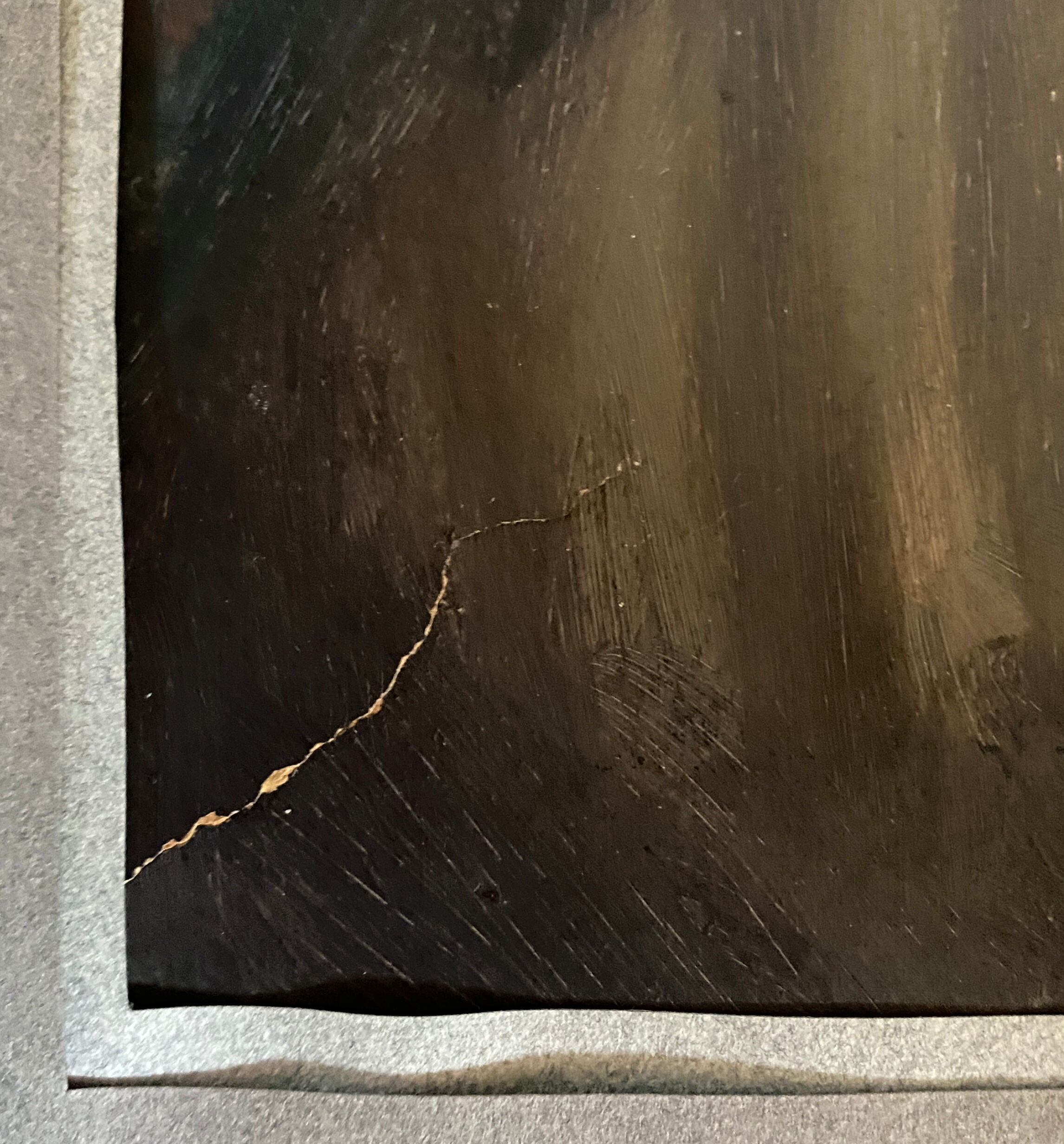 HSP painting "Young woman with buckle and shawl" signed Labbéî