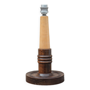 lampe bois art déco