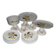Sovirel vintage dinnerware set with yellow and brown daisy decor 21 pieces