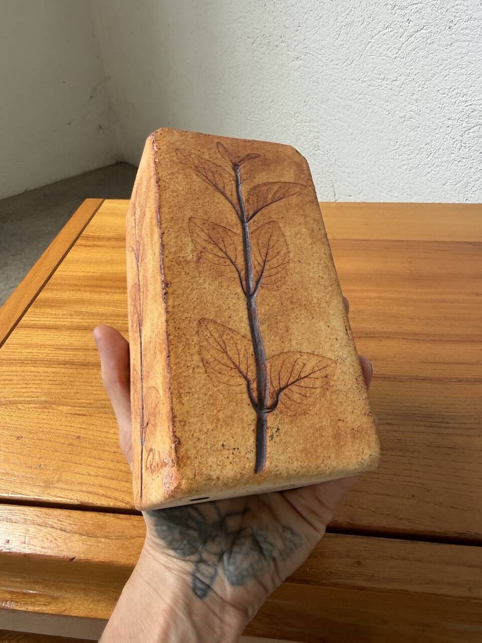 Leduc ceramic herbarium vase