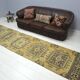 Yellowish & Brown Oushak Runner sku 2255.