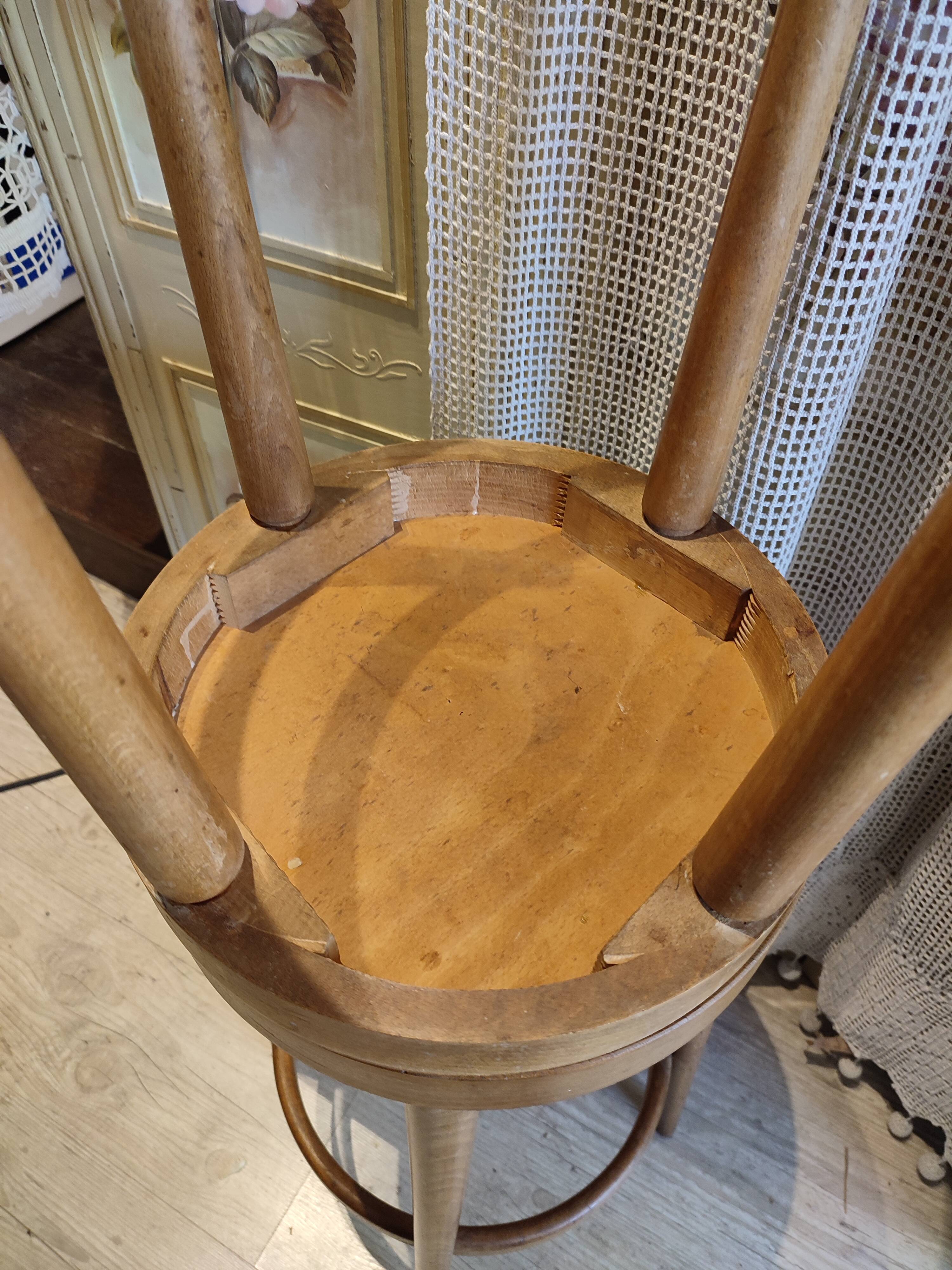 Pair of baumann high stools