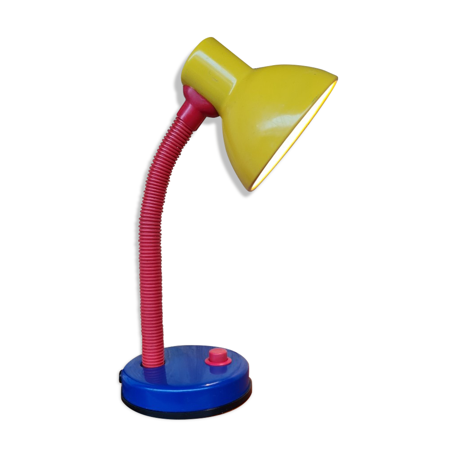Primary color desk lamp 1980