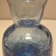 Vase en verre bullé soufflé