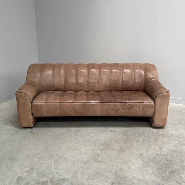 Vintage De Sede DS44 3 seat sofa, 1970s