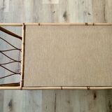 Rattan coffee table from the 60s