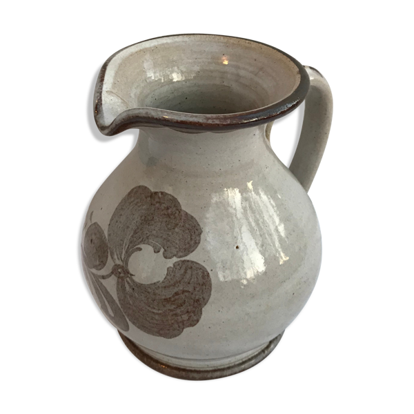 Ancien pichet grès émaillé alsace