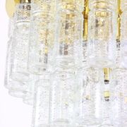 Glass chandelier from Limburg, Germany, 1960s