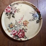 Vintage floral round top