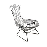 Black "Bird Chair" by Harry Bertoia for Knoll International