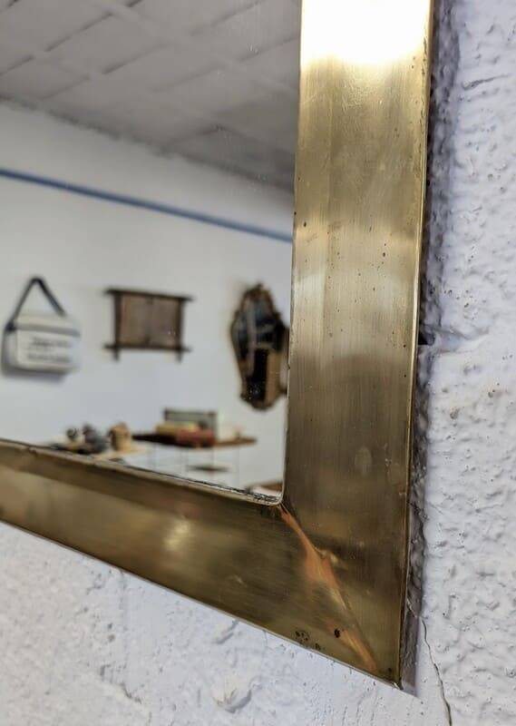 Miroir en laiton