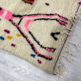 Handmade Moroccan Berber carpet 244 x 173 CM