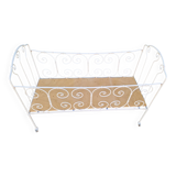 bed child iron bench