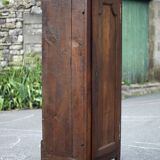 Old wardrobe, 1-door wooden wardrobe, old hosiery, storage unit, brutalist, 19th century