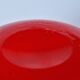Vintage red Murano glass bowl Italy