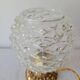 Brass and glass lamp