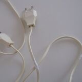 2 lampes de chevet Bonalux 1960 / 70 motif fleurs