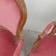Série de 3 chaises Louis XV en chêne ancienne