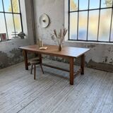 Table de ferme en chêne 2m