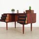 Teak desk, Danish design, 1970s, manufacturer: A.P. Møbler Svenstrup