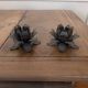 Lotus flower candle holders