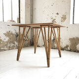 Vintage rattan meal table