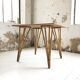 Vintage rattan meal table
