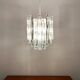 Large Ice Glass Chandelier by J.T. Kalmar