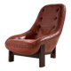 Leather armchair by Jean Gillon for Probel (mk10185)