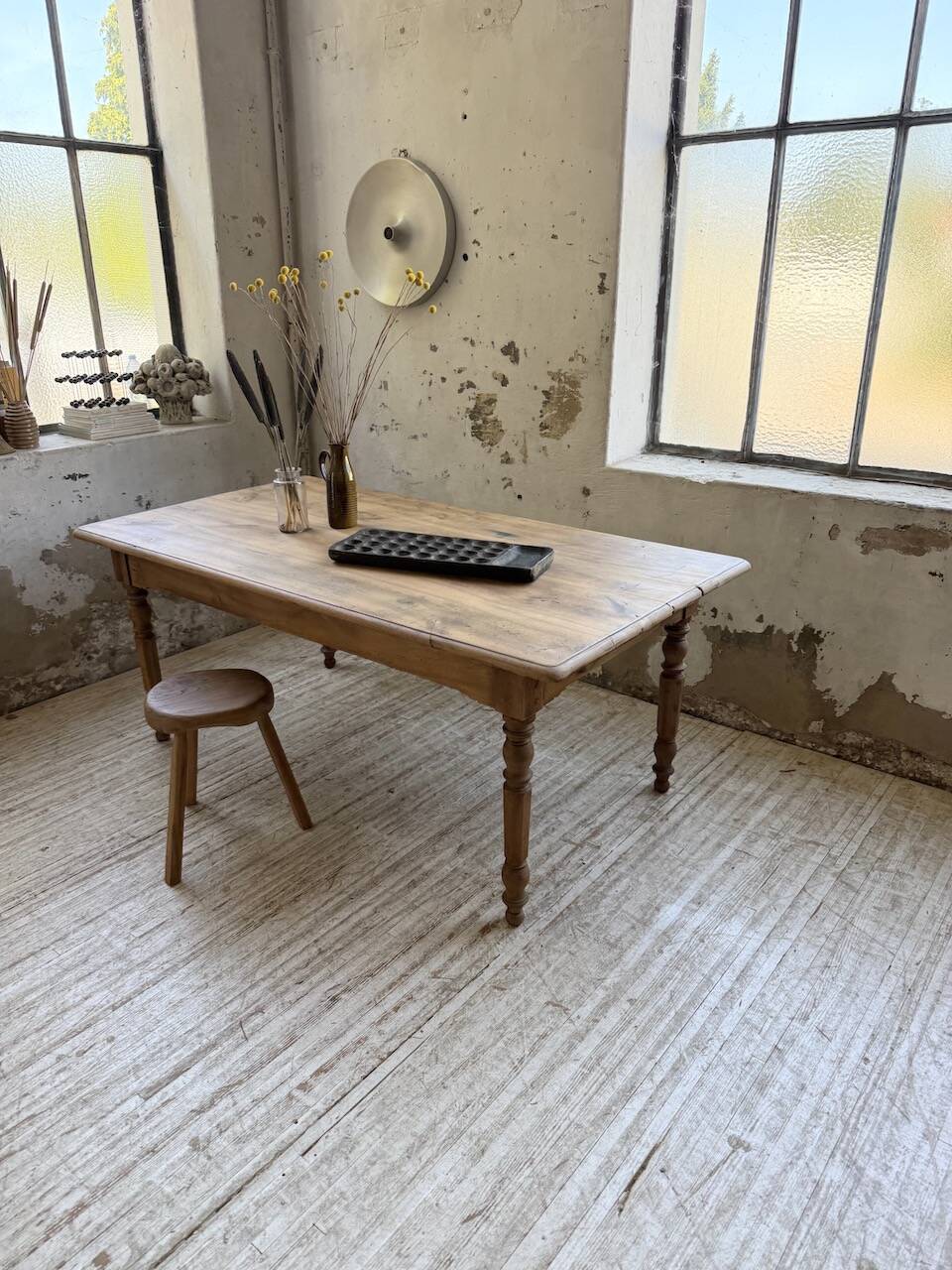 Walnut bistro farmhouse table 180cm