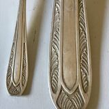 Art deco silver metal covers 34 pieces