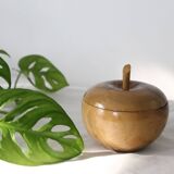 Wooden box, artisanal turning